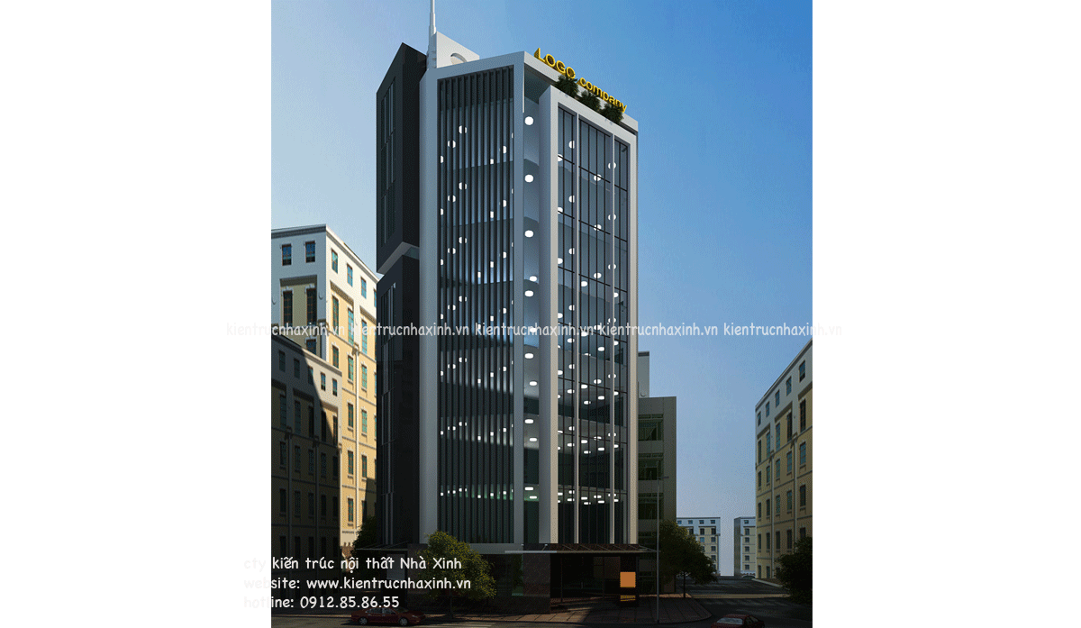 Mẫu thiết kế văn phòng cho thuê - Tỗ Hữu Hà Đông