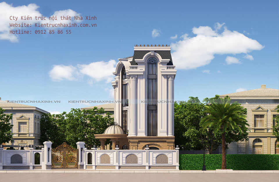 Mẫu thiết kế biệt thự gia đình A Thành - Vĩnh Phúc