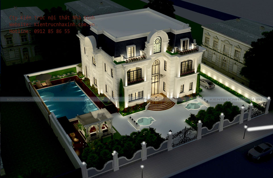 Mẫu thiết kế biệt thự gia đình A Tuấn
