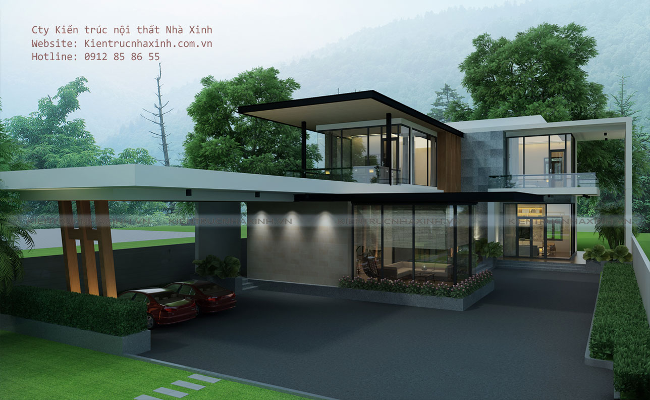 Mẫu thiết kế biệt thự gia đình A Quang - Đại Lải, Vĩnh Phúc